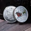Arts and Crafts High Quality Brand New Christmas Santa Claus Commemorative Coin gold silver Souvenir Collectible Art