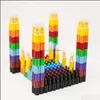 Autres stylos empilables à construire 12 crayons de couleurs Connect Stack And Build Sideways Up Party Favors Kids Toy Building Block Wj084 Drop D Dhjhr