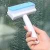 Magnetic Window Cleaners Scraper dual-purpose glass cleaning brush household bathroom tile mirror wiper can be hung with handle windows cleaning brushs