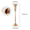 Vasi 6 pezzi / set 25 "pavimento alto per soggiorno fiori in metallo vaso strada piombo candelabro centrotavola matrimonio natale decorazioni per la casa