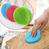 Silicone Dish Bowl Cleaning Brushes Multifunction 8 colors Scouring Pad Pot Pan Wash Brush Cleaner Kitchen Dishes Washing Tool GC0831