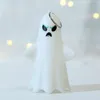 Decorazione di Halloween giocattolo portatile per bambini jack-o-lantern piccola bambola con testa fantasma pendente con decorazioni per luce notturna fantasma bianco