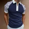 Мужской поло в манга corta para hombre camisa неформальный конгэмпадо цветочный кремалера Альта Калидад Нуэво Эстло 2022