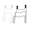 Hooks 1pc Home Kitchen Door Back Iron Storage Rack Pan Lids Holders Nail-Free Cupboard Hanger Racks For Chopping Board Pot Covers