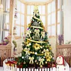 Decorazioni natalizie albero 1,8 m pacchetto deluxe crittografia luminosa abito grande abita
