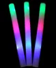 48CM LED Foam Stick Colorful Flashing Batons Red Green Blue Light Up Sticks Festival Party Decoration Concert Prop 65