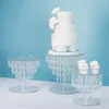 Bakeware Araçları 1-3pcs/Set Düğün Tatlı Akrilik Ekran Stand Çok katmanlı kek