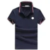 2021 여름 럭셔리 디자이너 브랜드 남자 폴로 셔츠 남자 짧은 슬리브 티셔츠 오리지널 싱글 라펠 셔츠 남자 테 스폴로스 p236I