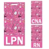 20 Pcs / Lot Fashion Accessories Medical Design Vertical Name Tag PVC Material Name Badges RN CNA LPN Badge Buddy For Nurse Gift