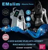 Machine de sculpture amincissante puissante EMS scuplt 4 poignées avec sculpteur de corps RF machine de stimulation musculaire électrique amélioration masseur machine de levage des fesses Emslim