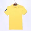 Vente en gros 2290 Summer New Polos Shirts European and American Men's Courtelles CotonColorBlock Cotton de grande taille T-shirts de mode brod￩s S-2XL