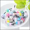 Charms 10 teile/satz Farbe Transparent Tasse Charme DIY Acryl Früchte Ohrringe Halskette Anhänger Charms Für Frauen Kind Schöne Je Mjfashion Dhr1V