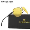 Lunettes de soleil KINGSEVEN Polarized Night vision Lunettes de soleil Mens Original Box Goggles Femmes Designer Loisirs Lunettes Oculos de sol Eyewea T220831