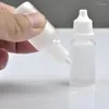 Bottiglie di stoccaggio 50pcs 15ML Liquido per occhi contagocce comprimibile in plastica vuota ricaricabile con a prova di bambino