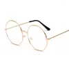Zonnebrillen frames modeblazen vrouwen vintage ronde bril frame metaal myopie optische brillen transparante lens comfort licht spektakel