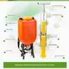 Equipamento de rega mochila raízes de culturas Modelo de pedal de fertilizantes para subterrâneo de 6 a 16 cm de profundidade Manual Ajustável Dispositivo para 13kg