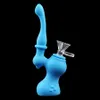 Кальян Силикон YHS Трехслойная фильтрационная водопроводная труба Dab Rig Hokah Bong Стекло Шеша Шиша