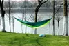 Hängmattor Double Lightweight Nylon Hammock Outdoor Parachute Home Bedroom Lazy Swing Chair Beach Hammocks Campe Backpacking FY4628 831