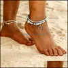 Anklets conch sj￶stj￤rna mizhu strandsk￶ld