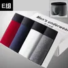 İç çamaşırı erkekler seksi boksör moda nefes alabilen pamuk boksörler erkekler düşük, yumuşak külotlar calzonsillos cuecas masculina 4pcs/lot