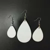 Verschillende sz traan drop oorbellen sublimatie oor hangers aangepaste houten sublimatie blanco oordring diy sieraden z11