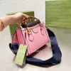 Diana Bamboo Bags Designer-Taschen, luxuriöse Bambus-Handtasche, Umhängetasche, modische Damen-Handtaschen, kleine Handtaschen, Geldbörsen, Leder, 5A-Qualität