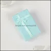 Jewelry Boxes 5X8X2.5Cm Size 8X5X2.5Cm Jewelry Sets Necklace Earrings Rings Bracelets Gifts Packing Package Packaging Display Showing Dhrkw