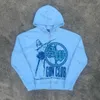 Mektup Baskı Moda Anime Hoodie Yeni Uzun Kollu Zip Sweatshirt Streetwear Y2k Üst Erkekler ve Kadınlar Ceket harajuku hoodie