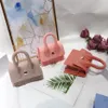 Kids Mini Jelly Bag 2021 Spring Summer PVC Candy Color Crossbody Facs for Baby Girls Small Coin Pouch Little Girl