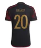 2022 German #19 SANE Soccer Jerseys 22/23 #6 KIMMICH #7 HAVERTZ #8 GORETZKA #9 FULLKRUG Shirt #10 GNABRY #11 GOTZE #13 MULLER #20 GUNTER World Cup national team Football Uniform