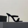 2022 Luxus Gurtband High Heel Sandalen Frauen Hausschuhe Weichen Boden Stiletto Mit Hohen Absätzen Cat Heels Damen bankett urlaub sandalen