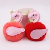 Flamingo Keychain med bollparti Favor Polyester Alloy Daily White / Pink Bean Paste 1223004