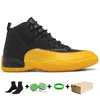 Hoge kwaliteit Jumpman 12 heren basketbalschoenen 12s Black Taxi Hyper Royal Playoff Dark Concord Flu Game Grind University Gold Twist Royalty Michigan Indigo Sneakers