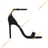 LM женские роскошные классические туфли дизайнерские туфли на высоком каблуке из лакированной кожи Gold Tone тройной черный нюдовый красный женские женские модные сандалии Party Wedding Office насосы 11P1 #