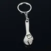 Household Sundries Creative gift utility tool adjustable wrench metal key chain waist hanging chain pendant LK259