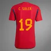 4XL 2024 Spain PEDRI Soccer Jerseys 2025 Espana ANSU FATI ASENSIO MORATA FERRAN KOKE GAVI C.SOLER 24/25 football shirts men women kids Kits sock set