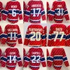 14 Nick Suzuki Jersey Juraj Slafkovsky Cole Caufield Kirby Dach Brendan Gallagher Josh Anderson Carey Price Koszulki hokejowe młodzieżowe czerwone szyte