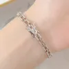 Bangle Knobspin 100% 925 Sterling Silver Chains Luxury Designer Love Armband For Women Wedding Accessories Teen Girls Fine Jewelry 220831