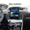 سيارات فيديو ستيريو HD اللمس 9 بوصة Android 10 GPS التنقل لعام 2016-2018 Peugeot 308 مع Bluetooth Aux دعم carplay