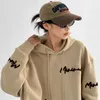 Women's Hoodies Sweatshirts spring and autumn brand embroidered hooded sweater women design sense ins fried street loose 220830