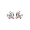 fashion women's stud earrings fox head wholesale zinc alloy earring ssilver plated women
