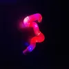 LED Flash Pop Tubes Sensory Toy Adult Stress Relieve Toys Plastic Bellows Barn Rave Squeeze Toy