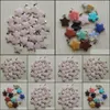 Charms Natural Pink Crystal Five Point Star Shape Charms Pendants For Diy Jewelry Making Wholesale Drop Delivery 2021 Findings Compone Dhv3P