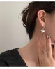 S3177 Fashion Jewelry Dingle Asymmetric Unique Bear Love Earrings for Women Light lyxörhängen