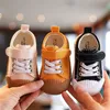 First Walkers Coll Color Baby Shoes Kids Canvas Allpurpose Nonslip Treasable Walking for Boys and Girls Kids Sneakers 220830