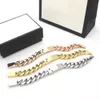 Armbänder Armreif Designer-Schmuckarmband Hochwertiger Edelstahl für Männer und Frauen Modeschmuck Armreifen vergoldet Handwerksfarben Gold Silber Rose