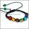 Bedelarmbanden natuursteenarmband voor vrouwen yoga kraal 7 chakra armbanden armbanden kristal gevlochten reiki spirituele sieraden1 790 dhwdp