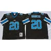 Vintage Detriot Ucuz Erkek #20 Barry Sanders Jersey Black Blue White Aslan Ev Uzakta Dikiş B.Sanders Futbol Forma Gömlekleri