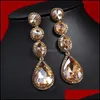 Dangle Chandelier Mecresh Design Ab Crystal Drop Earrings For Women Statement Teardrop Summer Long Dangle Fashion Jewelry Lulubaby Dhdj5