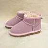 حار بيع ثلج كاسكاليات مصغرة U5854 نساء الأطفال أحذية الثلج يحتفظون بأحدث أزياء من جلد الغنم كوسكين أحذية جلدية حقيقية